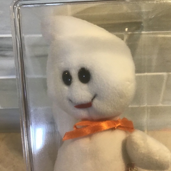 Ty Beanie Baby Spooky the ghost 1995 New in case - Picture 3 of 8